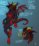  ajay black dragon genex_sisters model_sheet red scalie volvo 