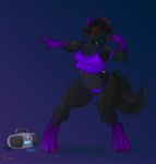  black canine collar dancing female jinxis music pav purple skimpy solo stereo 