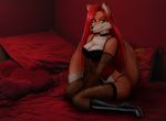  canine corset female fox solo vani-fox vani-fox_(character) vixen 