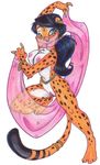  breasts cheetah dancing feline female natasha_cat pussy solo veil 
