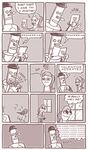  comic female human kc_green monochrome parody robot valentines_day 