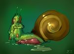  breasts engineskye eyestalks female green monster pussy shell slime snail transformation 