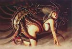  alien animal breasts bug dorian_cleavenger female feral human insect interspecies nude zoo 