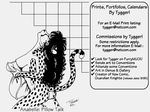  1994 anabelle breasts cheetah feline female leopard pillow tygger 