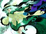  bad_id bad_pixiv_id chagen_kokimu eyeball green_eyes green_hair hat heart komeiji_koishi short_hair solo third_eye touhou 