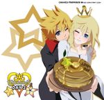  1girl blonde_hair blue_eyes kingdom_hearts namine roxas 