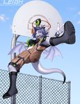  basketball dragon female hanging j_axer leigh midriff scalie solo wings 