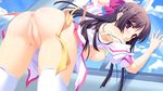  ama_ane ass breasts censored game_cg kikurage nipples pink_eyes pussy thighhighs yashima_otome 