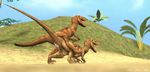  cgi claws cloaca couple cum cum_inside cumshot dinosaur female feral gaping_maw gmod looking_pleasured male open_mouth orgasm penis pussy rage_viper raptor scalie straight tail 