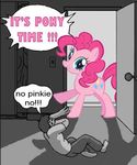 assimilation equine evil female feral friendship_is_magic hair horse human meme my_little_pony pinkie_pie_(mlp) pony unknown_artist 
