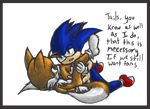  anal_penetration anthro balls canine cum duo fox gay hedgehog male mammal miles_prower penetration penis sega sonic_(series) sonic_the_hedgehog tears the_truth unknown_artist 