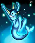  blue blue_eyes breasts female looking_at_viewer mnxenx001 pok&eacute;mon solo vaporeon 