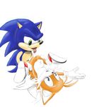 anthro anus canine duo flaccid fox gay hedgehog male mammal miles_prower oral penis plain_background rimming sega sonic_(series) sonic_the_hedgehog tongue unknown_artist white_background 