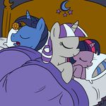  child crescent_(mlp) cub cute daughter equine family father female feral filly friendship_is_magic horn male mammal mother my_little_pony parent sleeping smile twilight_sparkle_(mlp) twilight_velvet_(mlp) unicorn unknown_artist young 