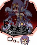  demon_girl desco desco_(disgaea) disgaea disgaea_4 giantess makai_senki_disgaea_4 purple_hair red_eyes short_hair 