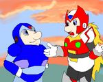  cartoon luigi mario megaman megaman_x parody rockman rockman_x super_mario super_mario_bros. super_mario_brothers what zero 