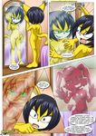  breasts cat fear feline goo_girl honey_the_cat inju_hunters mirror mobius_unleashed pussy reflection sonic_(series) 