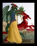  alcora dragon female majkirai male scalie wayfinder 