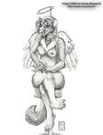  angel breasts chest_tuft female goth nude piercing solo tasmanian_devil wings 