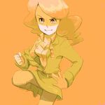  brown_hair clothes_malfunction fighting grin level-5 professor_layton remi_altava shirt_slip smile solo 