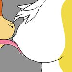  breasts canine darkdoomer digimon fox licking patachu patamon renamon tongue 