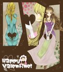  ass bad_id bad_pixiv_id blonde_hair blue_eyes bodysuit brown_hair earrings gloves happy_valentine heart highres hood hoodie ice_climber jewelry long_hair mario_(series) metroid multiple_girls nana_(ice_climber) pointy_ears ponytail princess_peach princess_zelda samus_aran super_mario_bros. super_smash_bros. the_legend_of_zelda the_legend_of_zelda:_twilight_princess valentine zero_suit 