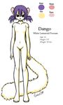  chevi dango female fursona hybrid lemur model_sheet nude possum shizuki solo white_lemuroid_possum 