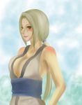  absurdres bellbachohu_0930 blonde_hair blush brown_eyes highres naruto tsunade 