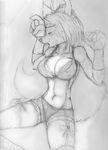  big_breasts breasts canine female fox lace lingerie sketch solo tailsrulz 