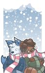  canine dog feline greening mowzr otter raccoon scarf snow tiger zach 