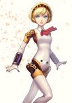  aegis_(persona) android blonde_hair blue_eyes highres jun_(goodgun7) persona persona_3 robot_joints short_hair solo 