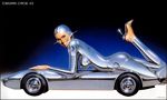  car cyborg female nude pinup shiny solo technophilia 