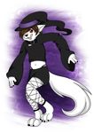  canine crossdressing halloween male sabuteur slushie-nyappy-paws solo theme themed wolf 