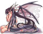  breasts dragon dragongirl female horns nude scalie solo unknown_artist wings 