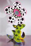  carnivorous_plant flower monster no_humans photo photograph polka_dot polka_dots yayoi_kusama 