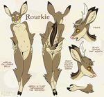  2010 antler cervine deer ears fangs fur fursona hooves horn horns male nipples rooc rourkie solo tail yellow_eyes 