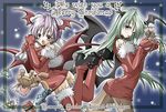  capcom christmas darkstalkers green_hair lilith_aensland lowres morrigan_aensland purple_hair toy toys vampire_(game) 