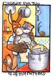  chris_goodwin cooking couple donkey equine feline female glasses male straight tiger 