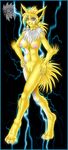  anthro breasts female jolteon pok&eacute;mon solo 