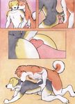  anal_penetration canine comic dog erection freckles_(artist) gay inconsistent male mammal penetration penis sex 