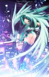  aqua_hair ass bad_id bad_pixiv_id boots h&amp;h hatsune_miku long_hair panties solo striped striped_panties thigh_boots thighhighs twintails underwear vocaloid 