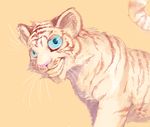  cute feline feral grin kamihuzi solo tiger 