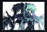  black_rock_shooter hatsune_miku koi_wa_sensou_(vocaloid) kuroi_mato rami scan twintails vocaloid 