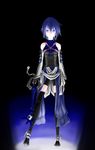  aqua_(kingdom_hearts) black_legwear blue_eyes blue_hair detached_sleeves highres keyblade kingdom_hearts kingdom_hearts_birth_by_sleep kyouhei1919 md5_mismatch short_hair solo thighhighs 