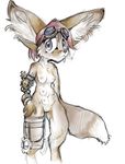  breasts canine cyborg female fox multi_breast nullenigma smoking solo steampunk technophilia topless 