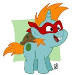  ayame_exgoddess cosplay friendship_is_magic male my_little_pony red_hair snips_(mlp) teenage_mutant_ninja_turtles 