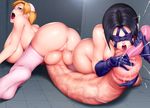  anus cum futanari huge_breasts huge_penis octopus_trap penis urethral_insertion 