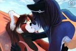  2007 antarctica candi canine female fox kacey kissing lesbian red_panda 