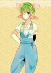  animal_crossing animal_ears bree doubutsu_no_mori green_eyes green_hair mouse mouse_ears nintendo 