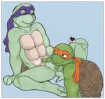  &hearts; anus blue_eyes brown_eyes donatello_(tmnt) gay holly_massey male michelangelo_(tmnt) oral penis penis_piercing piercing teenage_mutant_ninja_turtles turtle 